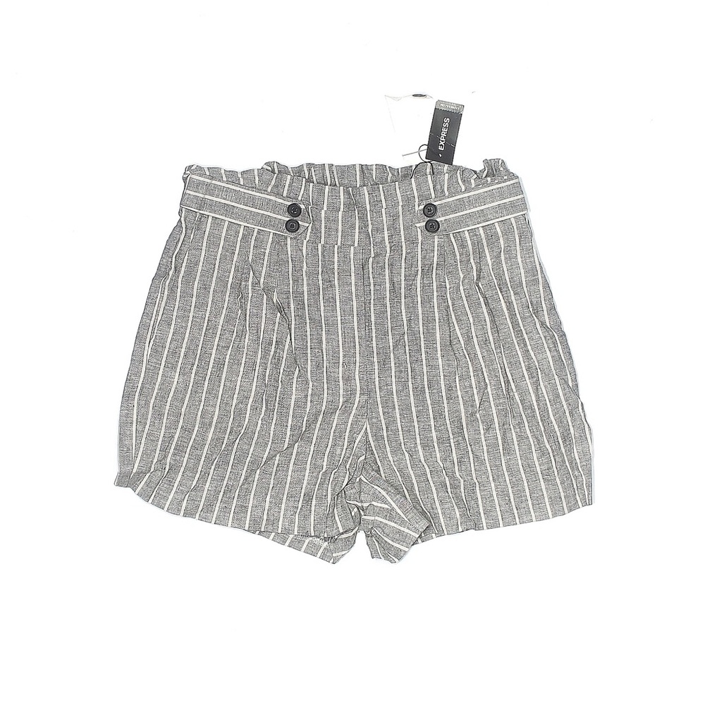 NWT Beautiful Gray and White Express Shorts in Size Small